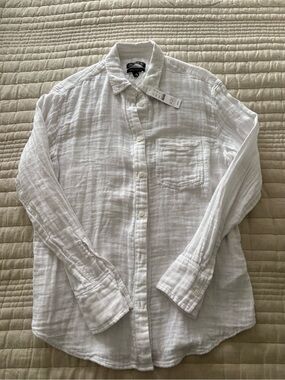 NWT JCrew cotton gauze shirt